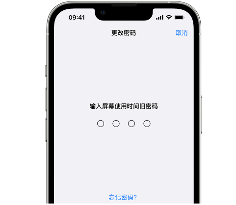 吉利iPhone屏幕维修分享iPhone屏幕使用时间密码忘记了怎么办 