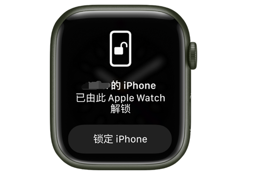 吉利苹果手机维修分享用 AppleWatch 解锁配备面容 ID 的 iPhone方法 