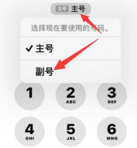 吉利苹果14维修店分享iPhone 14 Pro Max使用副卡打电话的方法 